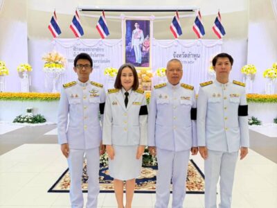 วันอังคารที่ 9 มิถุนายน 2569 เวลา 09.00 น. สำนักตรวจเงินแผ่นดินจังหวัดลำพูน โดยนางสาวจุฬาลักษณ์ อินทรพัฒน์ ผู้อำนวยการสำนักตรวจเงินแผ่นดินจังหวัดลำพูน มอบหมายให้นางสาววิกาญดา วงศ์ขัติ ผู้อำนวยการกลุ่ม พร้อมด้วยข้าราชการ และลูกจ้างในสังกัด เข้าร่วมพิธีวันที่ระลึกวันคล้ายวันสวรรคตพระบาทสมเด็จพระปรเมนทรมหาอานันทมหิดล พระอัฐมรามาธิบดินทร ประจำปี 2569